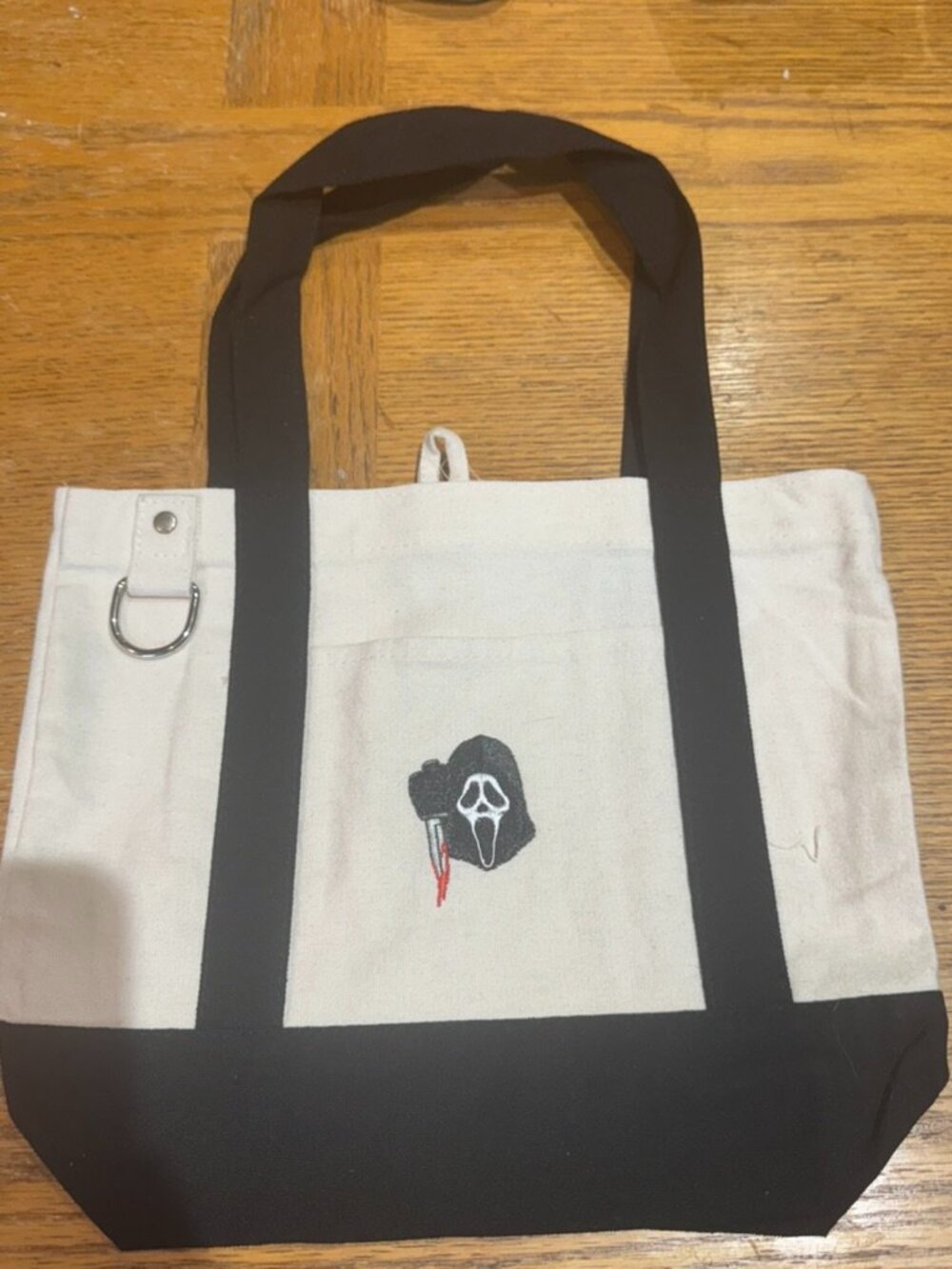 New 2026 Spirit Halloween Ghost Face Scream Mini Tote Bag